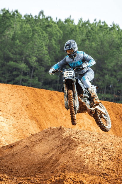 THOR Sportmode Geo Jersey XL by THOR - Charcoal and Gray with Four-Way Stretch Performance - Kelly Motorsports