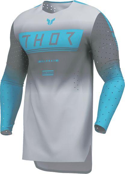 THOR Sportmode Geo Jersey XL by THOR - Charcoal and Gray with Four-Way Stretch Performance - Kelly Motorsports