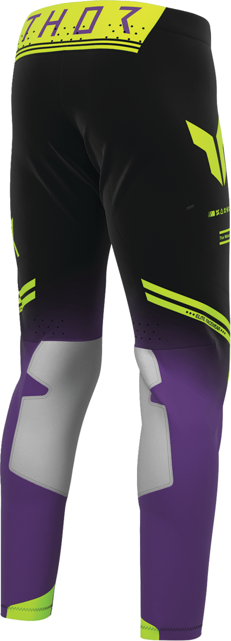 THOR Sportmode Geo Pants - Black and Purple, US 36 - Part Number 2901-12803 - Kelly Motorsports