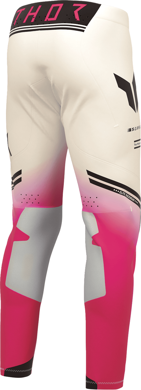 THOR Sportmode Geo Pants - Vintage White and Pink, US 29 | Part 2901-12824 - Kelly Motorsports