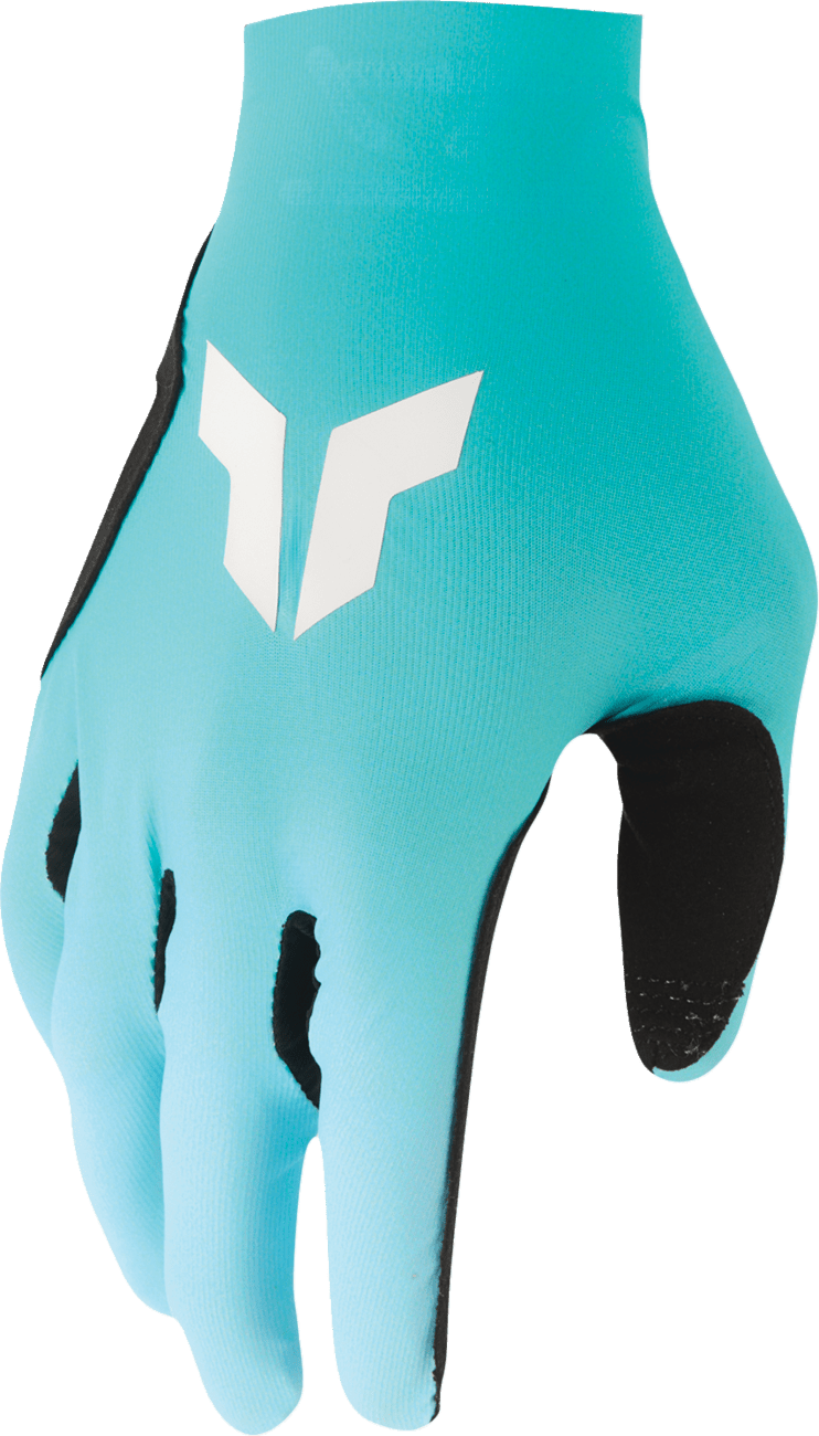 THOR Sportmode Iconic Gloves Aqua/Powder Blue - Kelly Motorsports