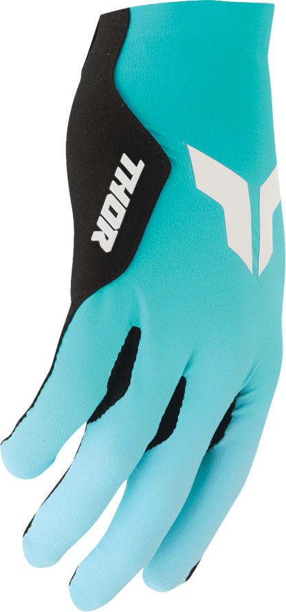 THOR Sportmode Iconic Gloves Aqua/Powder Blue - Kelly Motorsports