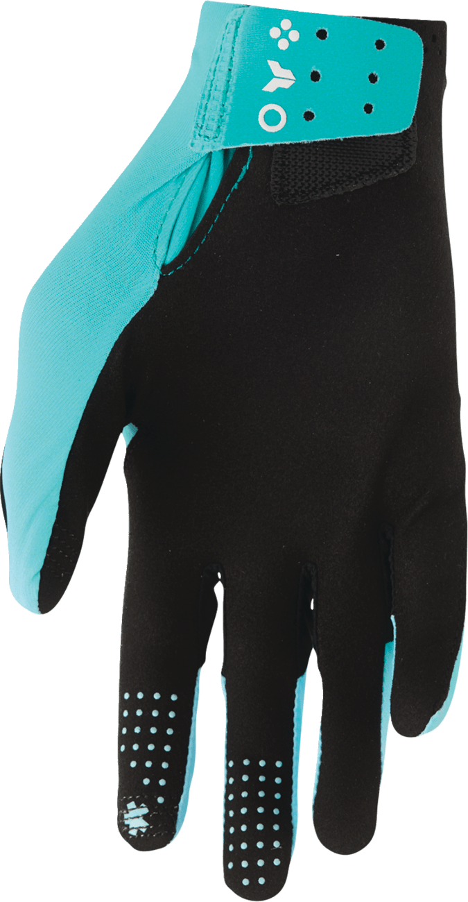 THOR Sportmode Iconic Gloves Aqua/Powder Blue - Kelly Motorsports
