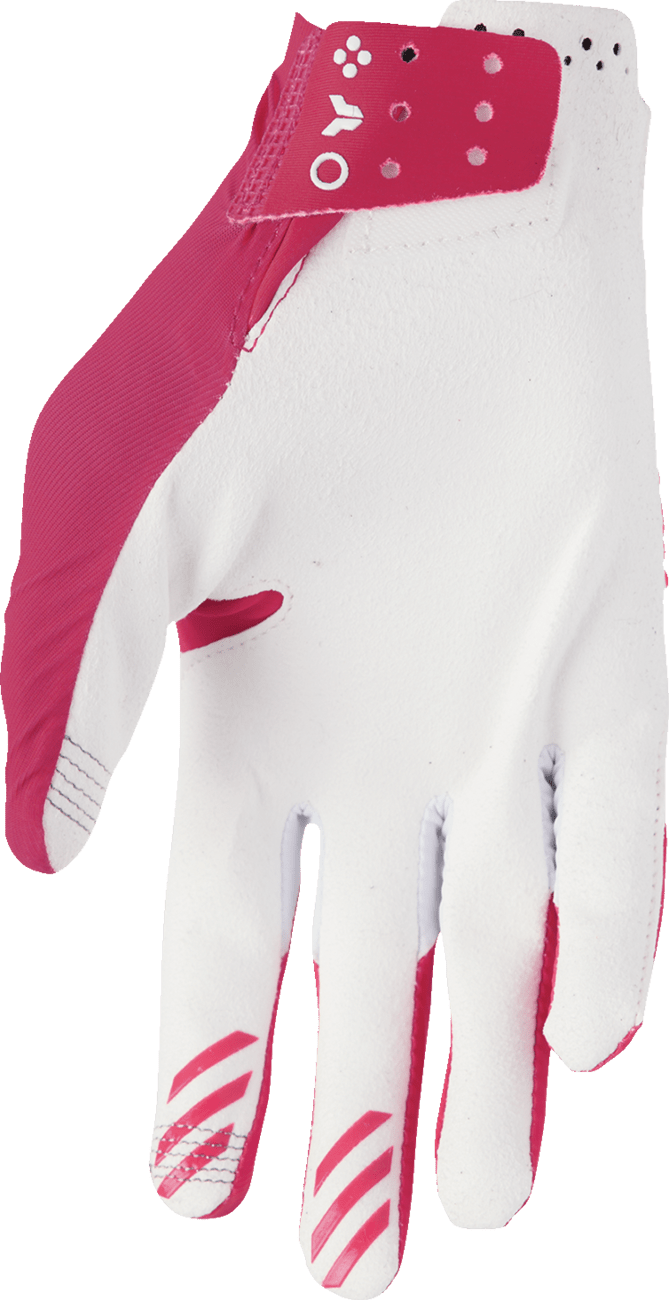 THOR Sportmode Iconic Gloves - Pink, Small | Part Number 3330-8278 - Kelly Motorsports