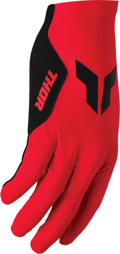 THOR Sportmode Iconic Gloves - Red, Small - Part Number 3330-8013 - Kelly Motorsports