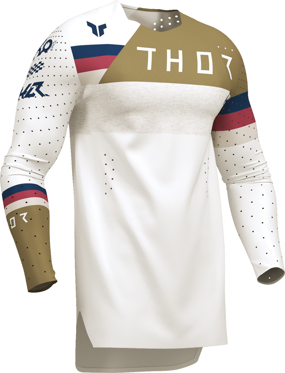 THOR Sportmode League Jersey 2XL White/Copper - Part Number 2910-8368 - Kelly Motorsports