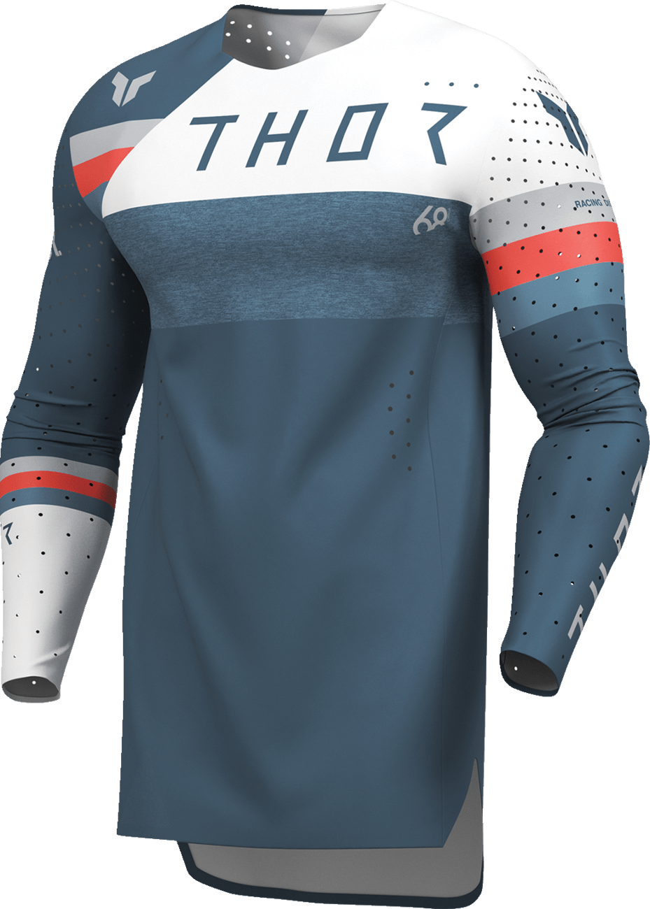 THOR Sportmode League Jersey - Blue/White, Part Number 2910-8360, Large - Kelly Motorsports