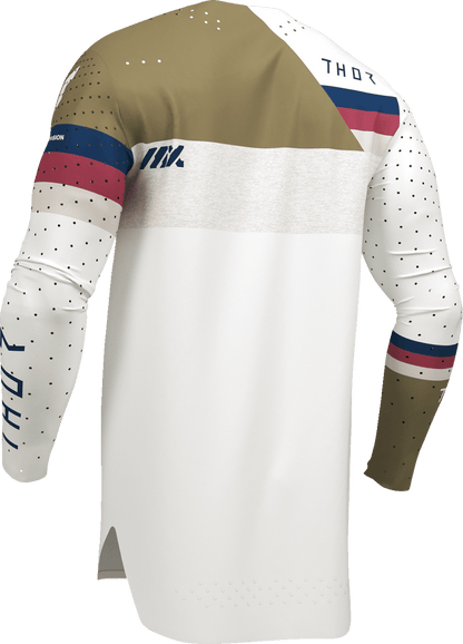 THOR Sportmode League Jersey - White and Copper, Size XL - Part 2910-8367 - Kelly Motorsports