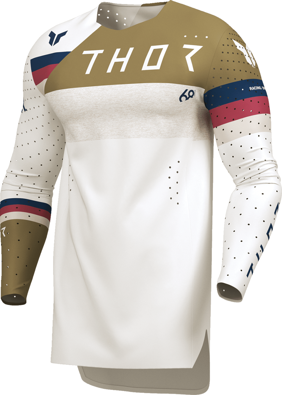 THOR Sportmode League Jersey - White and Copper, Size XL - Part 2910-8367 - Kelly Motorsports