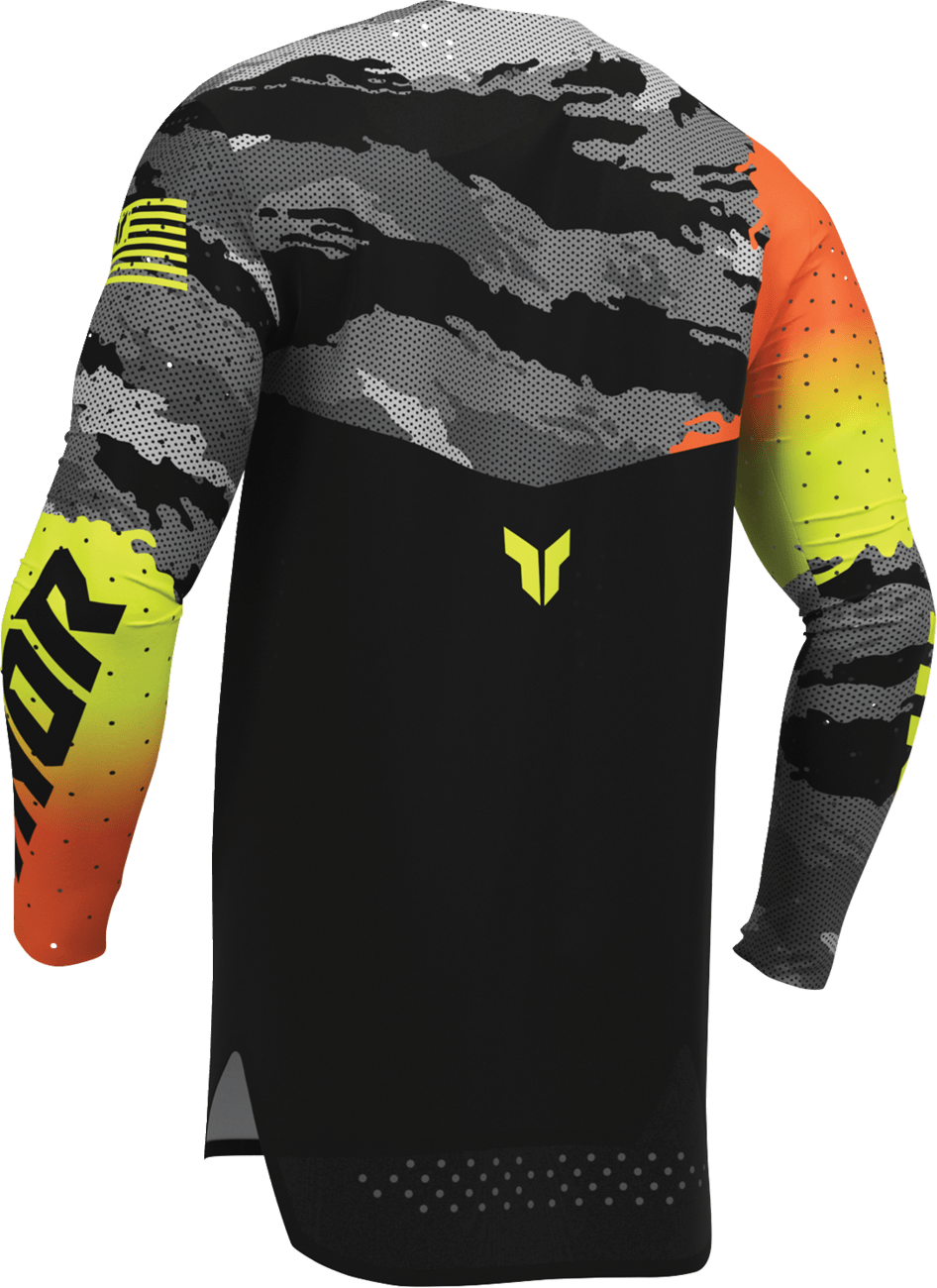 THOR Sportmode Recon LE Jersey - Black/Acid, Medium (Part No. 2910-9075) - Kelly Motorsports