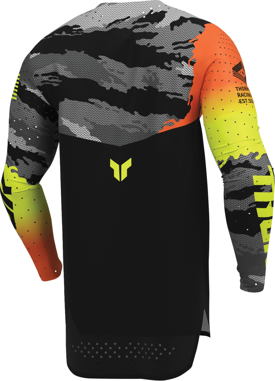 THOR Sportmode Recon LE Jersey - Black/Acid, Medium (Part No. 2910-9075) - Kelly Motorsports