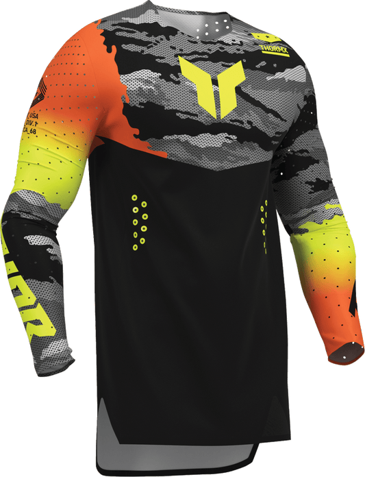 THOR Sportmode Recon LE Jersey - Black/Acid, Medium (Part No. 2910-9075) - Kelly Motorsports