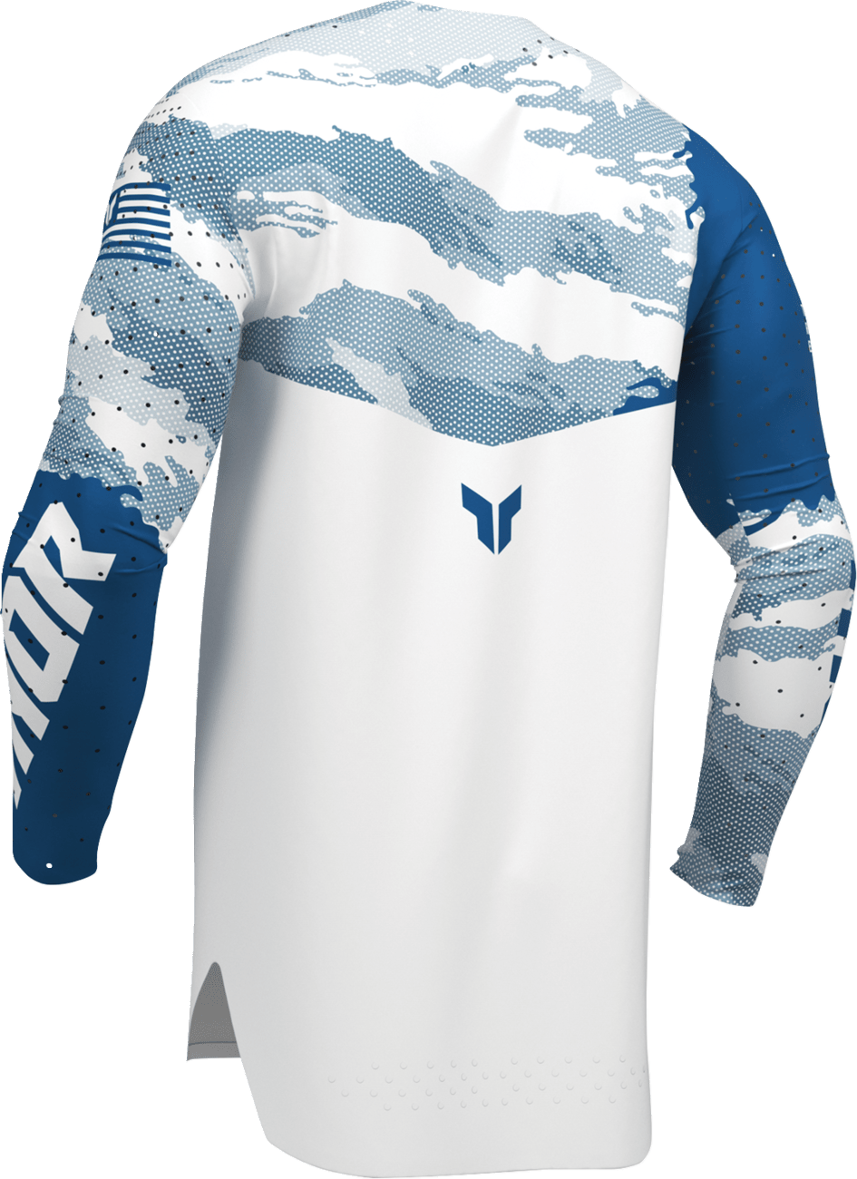 THOR Sportmode Recon LE Jersey - White/Blue, Medium - 2910-9078 - Kelly Motorsports