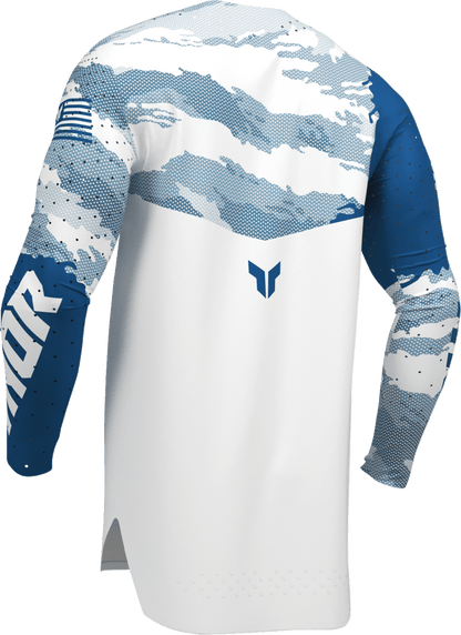 THOR Sportmode Recon LE Jersey - White/Blue, Medium - 2910-9078 - Kelly Motorsports