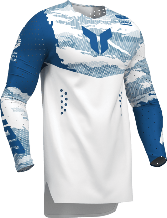 THOR Sportmode Recon LE Jersey - White/Blue, Medium - 2910-9078 - Kelly Motorsports