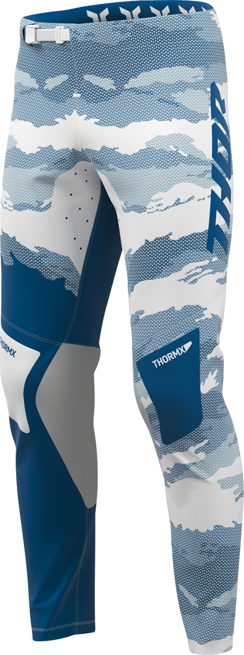 THOR Sportmode Recon LE Pants - White/Blue US 30 | Part Number 2901 - 13377 - Kelly Motorsports