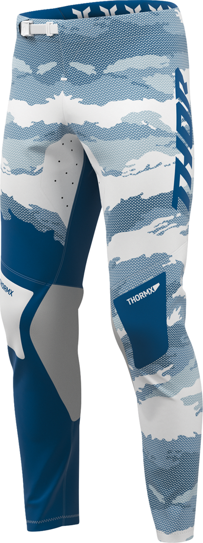THOR Sportmode Recon LE Pants - White/Blue US 36 - Part Number 2901 - 13380 - Kelly Motorsports