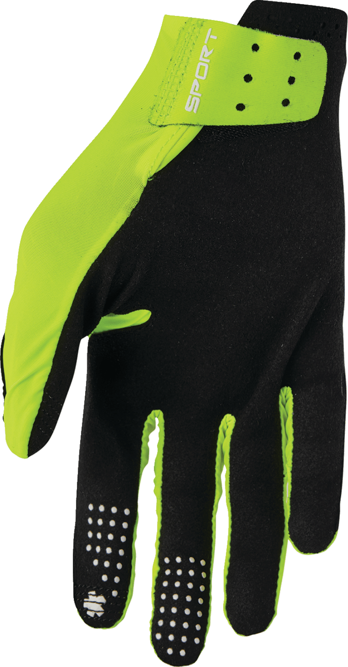 THOR Sportmode Riot Gloves - Acid, Size XS, Model 3330-8024 - Kelly Motorsports