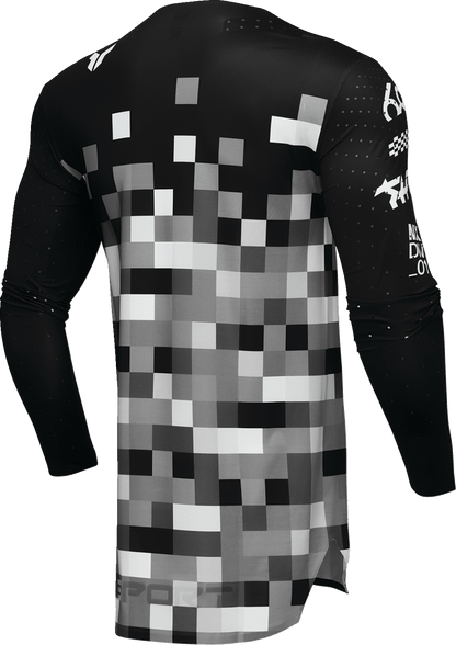 THOR Sportmode Riot Jersey 3XL - Black/Red | Lightweight Athletic Fit with 4-Way Stretch and Enhanced Breathability - Kelly Motorsports