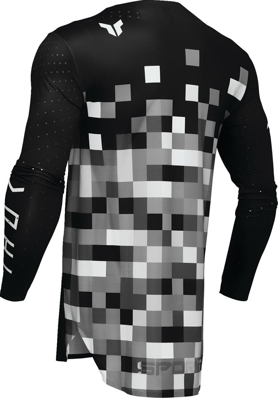 THOR Sportmode Riot Jersey 3XL - Black/Red | Lightweight Athletic Fit with 4-Way Stretch and Enhanced Breathability - Kelly Motorsports