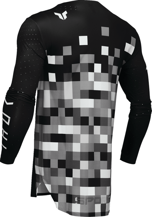 THOR Sportmode Riot Jersey 3XL - Black/Red | Lightweight Athletic Fit with 4-Way Stretch and Enhanced Breathability - Kelly Motorsports