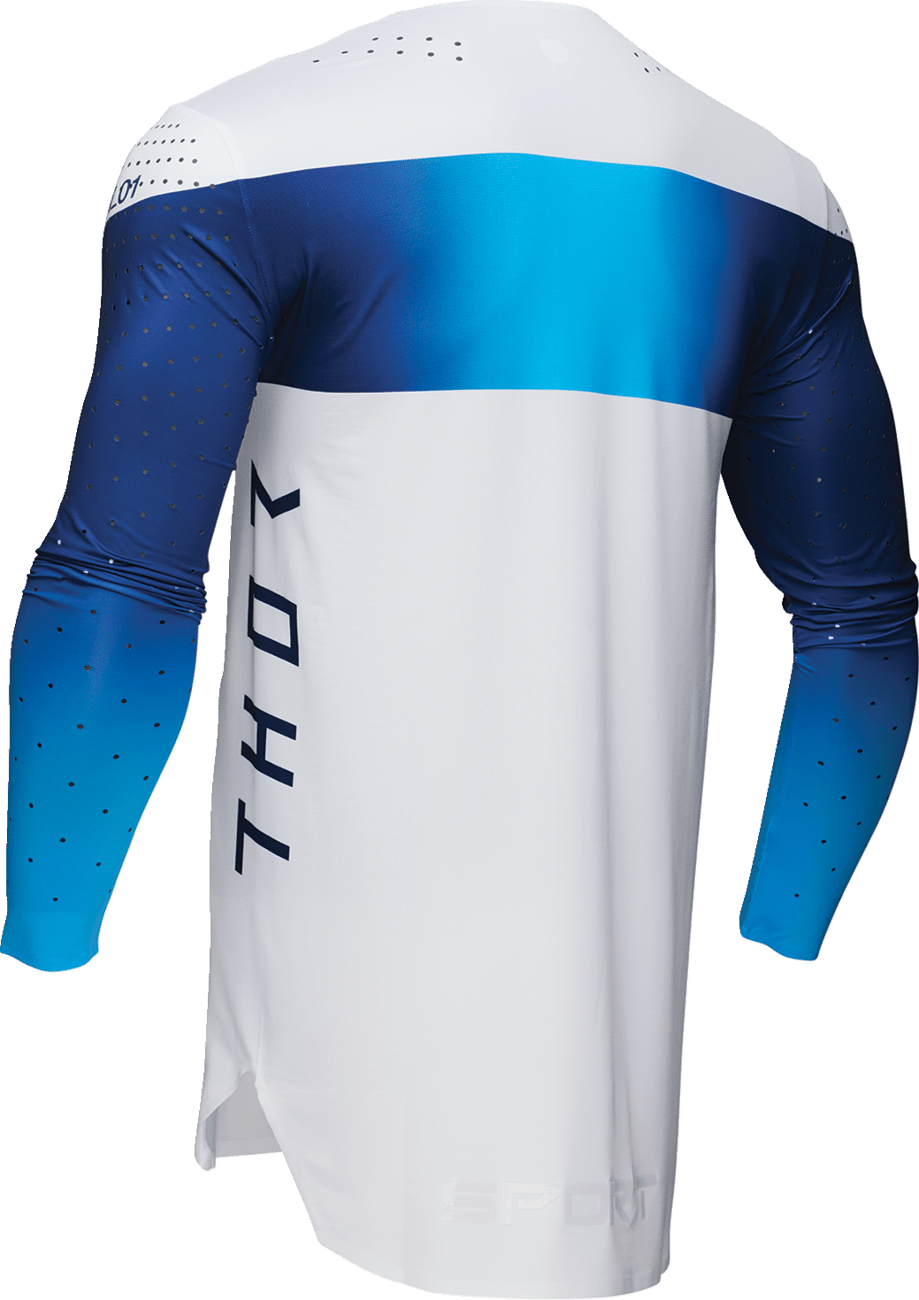 THOR Sportmode Strike Jersey Navy 3XL - Lightweight Athletic Fit with Enhanced Mobility - Kelly Motorsports