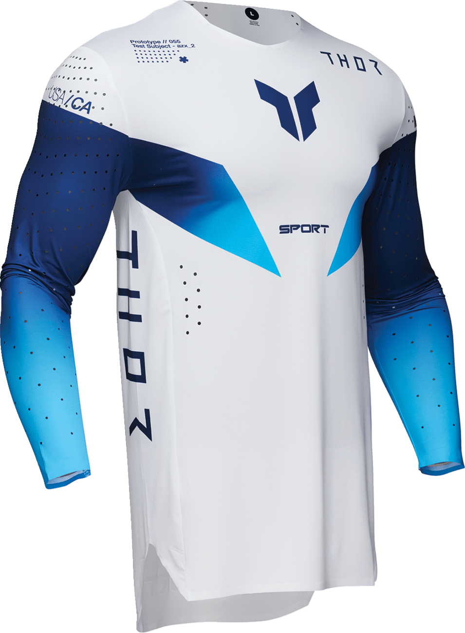 THOR Sportmode Strike Jersey Navy 3XL - Lightweight Athletic Fit with Enhanced Mobility - Kelly Motorsports