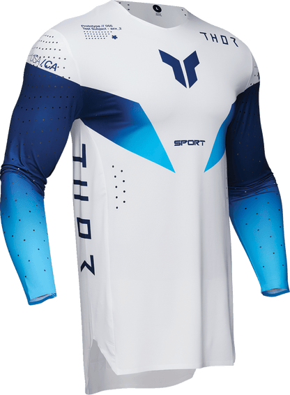 THOR Sportmode Strike Jersey Navy 3XL - Lightweight Athletic Fit with Enhanced Mobility - Kelly Motorsports