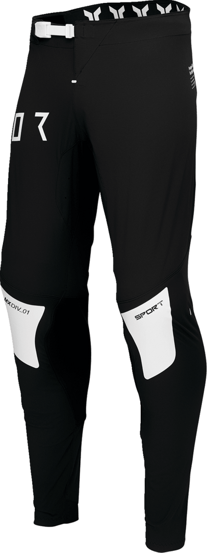 THOR Sportmode Strike Pants - Black and White, US 32 | Part 2901-11697 - Kelly Motorsports