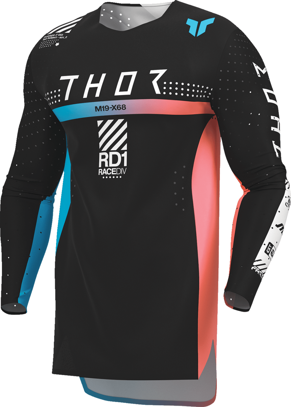 THOR Sportmode Synth Jersey - Black, Large, Part No. 2910-8372 - Kelly Motorsports