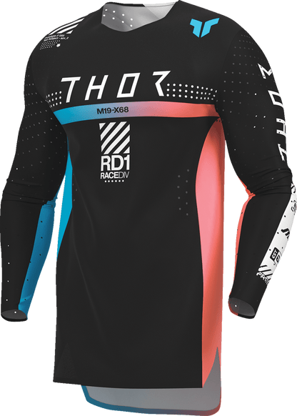 THOR Sportmode Synth Jersey - Black, Large, Part No. 2910-8372 - Kelly Motorsports