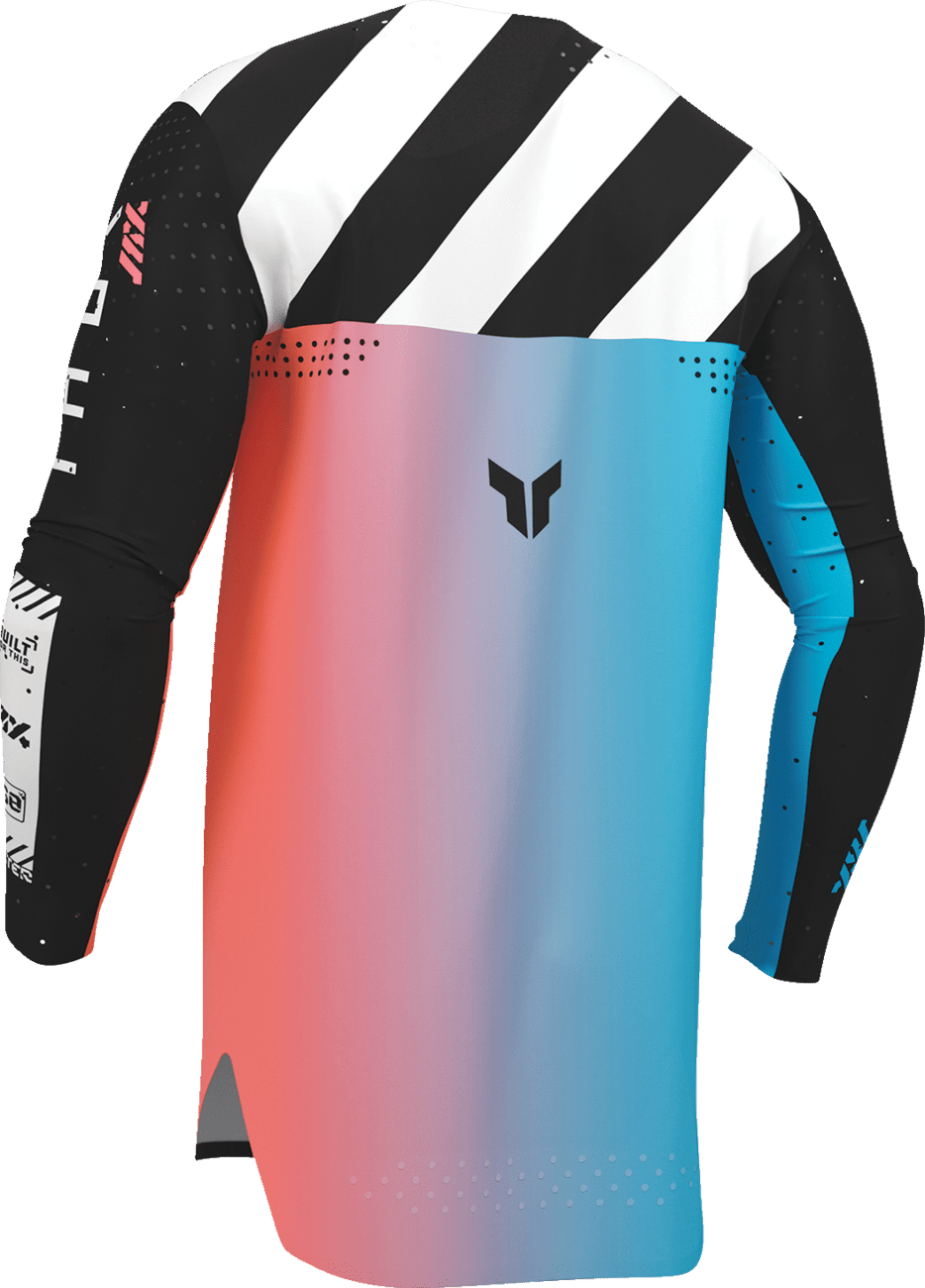 THOR Sportmode Synth Jersey - Black, Large, Part No. 2910-8372 - Kelly Motorsports