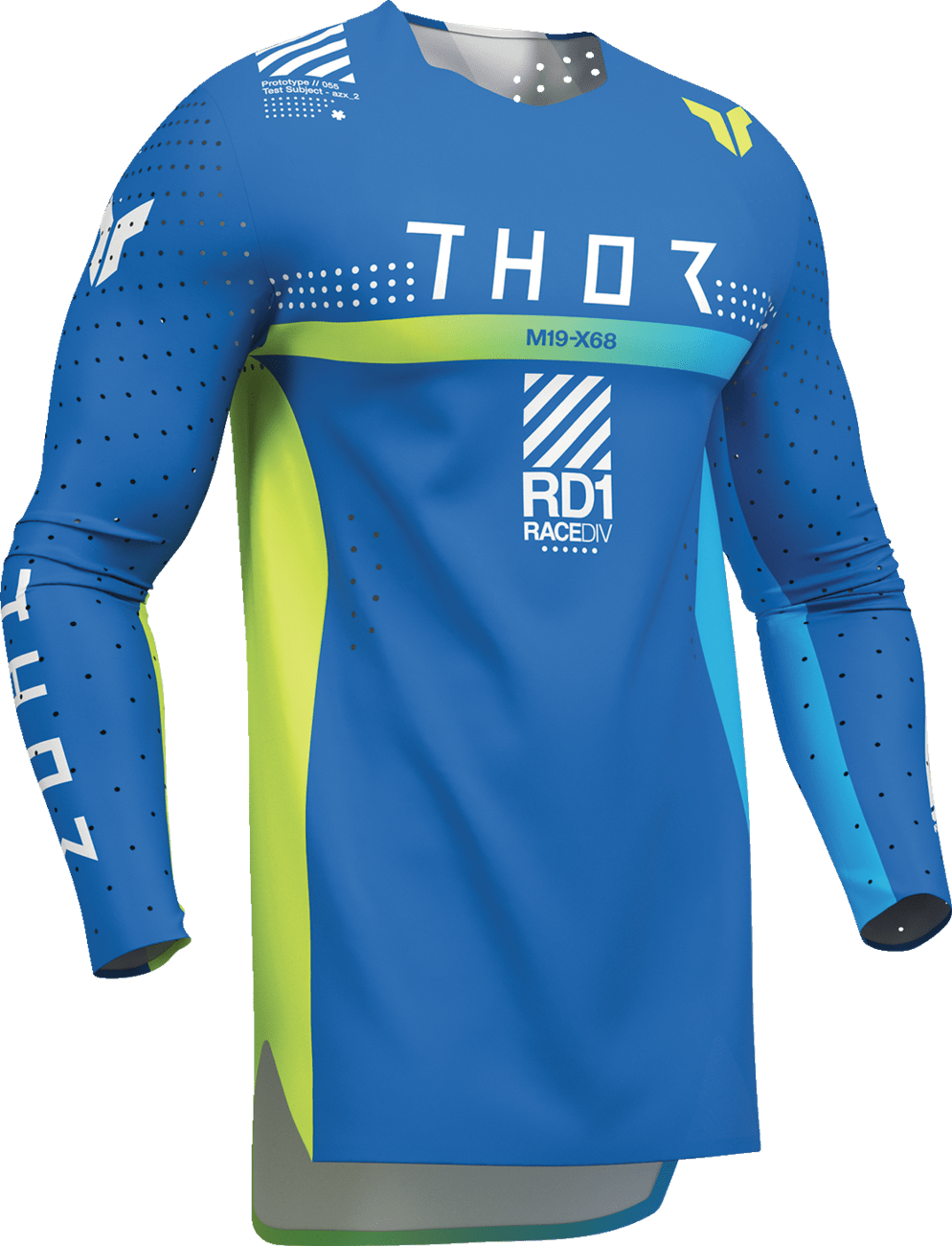 THOR Sportmode Synth Jersey - Blue, Part Number 2910-8376 - Kelly Motorsports
