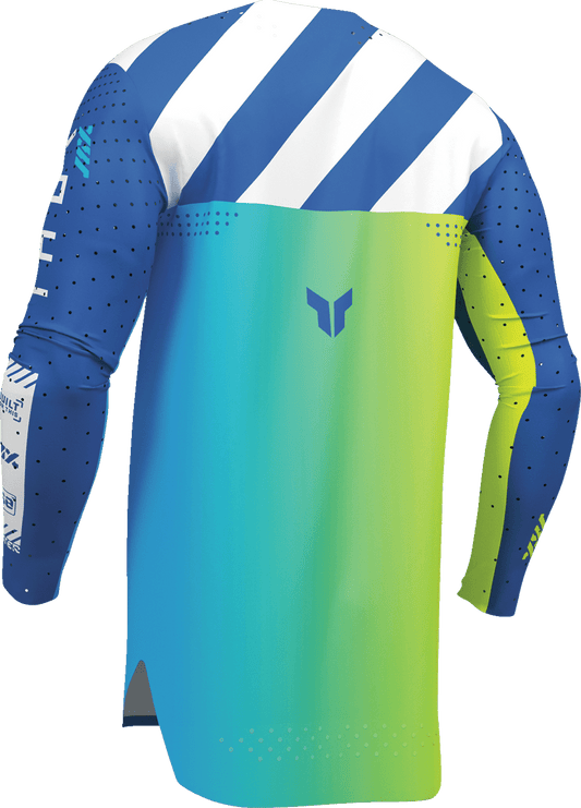 THOR Sportmode Synth Jersey - Blue, Part Number 2910-8376 - Kelly Motorsports