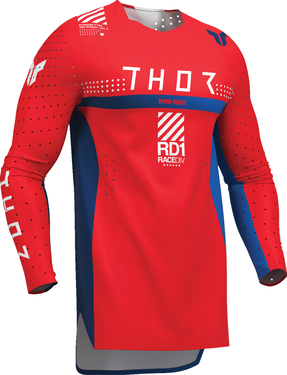 THOR Sportmode Synth Jersey Red XL - Part Number 2910-8385 - Kelly Motorsports