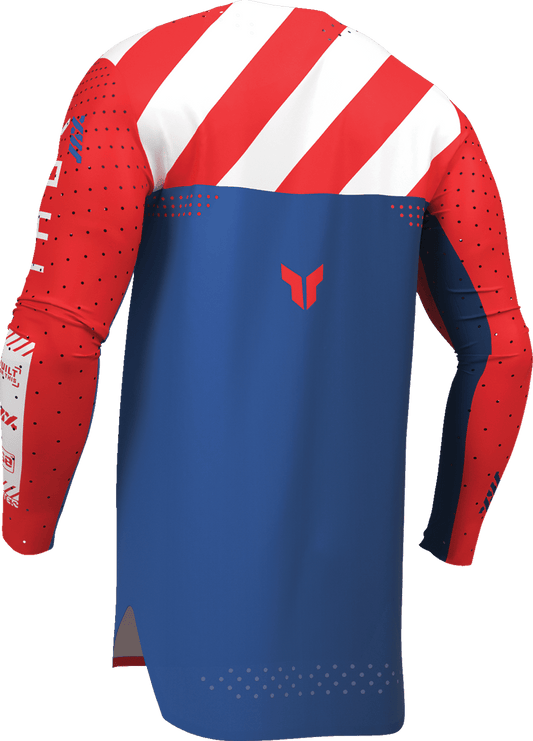 THOR Sportmode Synth Jersey Red XL - Part Number 2910-8385 - Kelly Motorsports