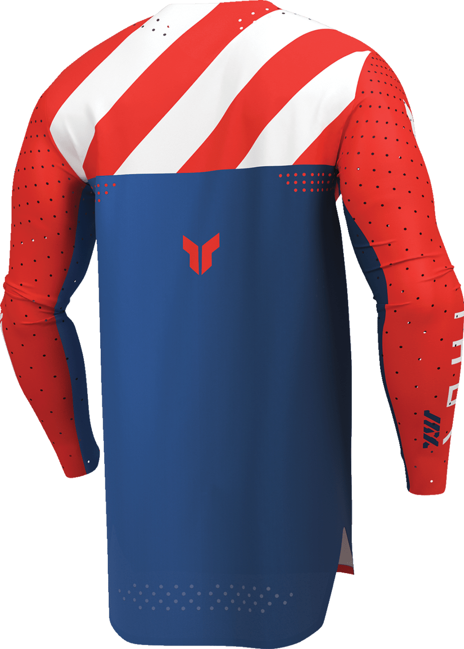 THOR Sportmode Synth Jersey Red XL - Part Number 2910-8385 - Kelly Motorsports