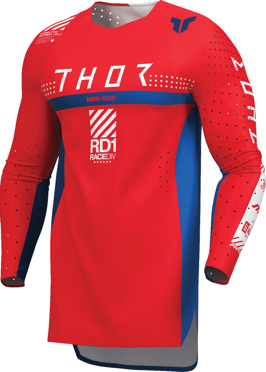 THOR Sportmode Synth Jersey Red XL - Part Number 2910-8385 - Kelly Motorsports