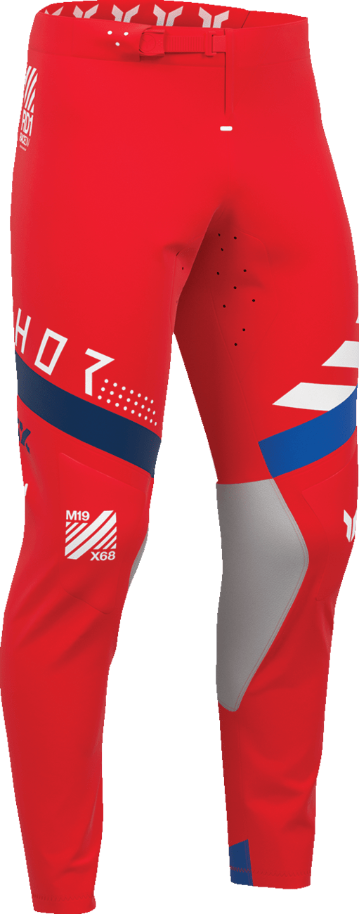 THOR Sportmode Synth Pants - Red - US 30 - Part Number 2901-12227 - Kelly Motorsports