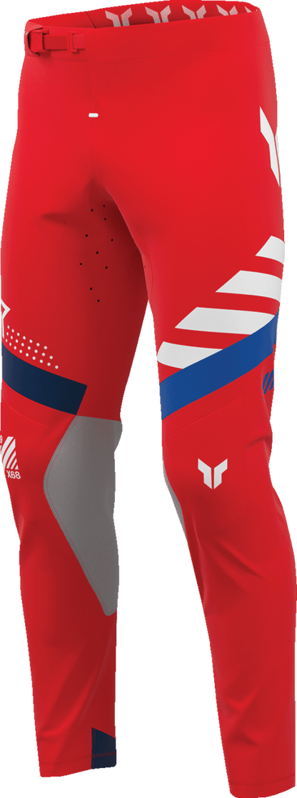 THOR Sportmode Synth Pants - Red US 32, Part Number 2901-12229 - Kelly Motorsports
