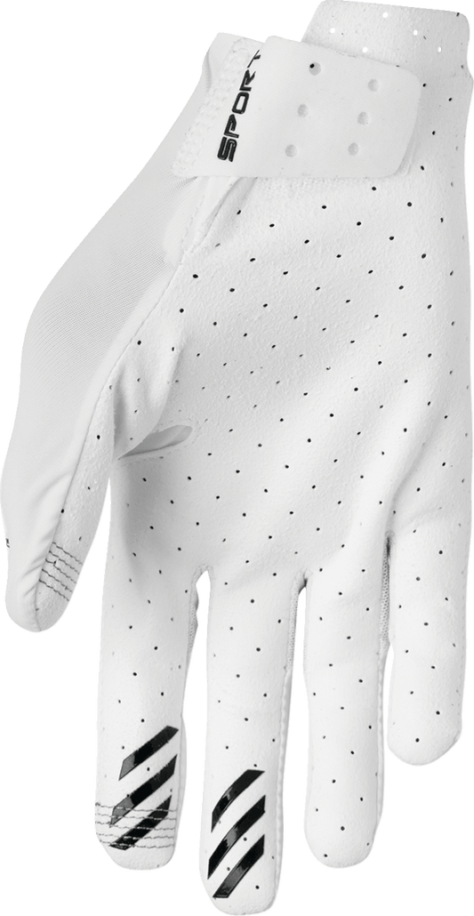THOR Sportmode Vented Gloves - Iconic White, XL - Part Number 3330-8131 - Kelly Motorsports