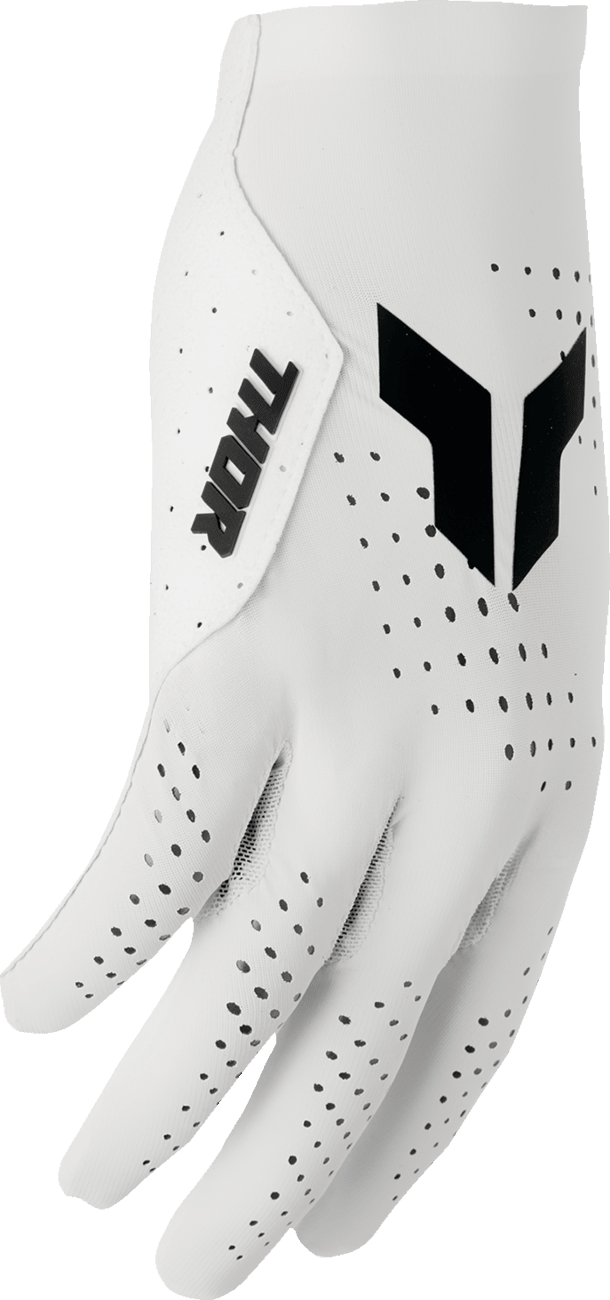 THOR Sportmode Vented Gloves - Iconic White, XL - Part Number 3330-8131 - Kelly Motorsports