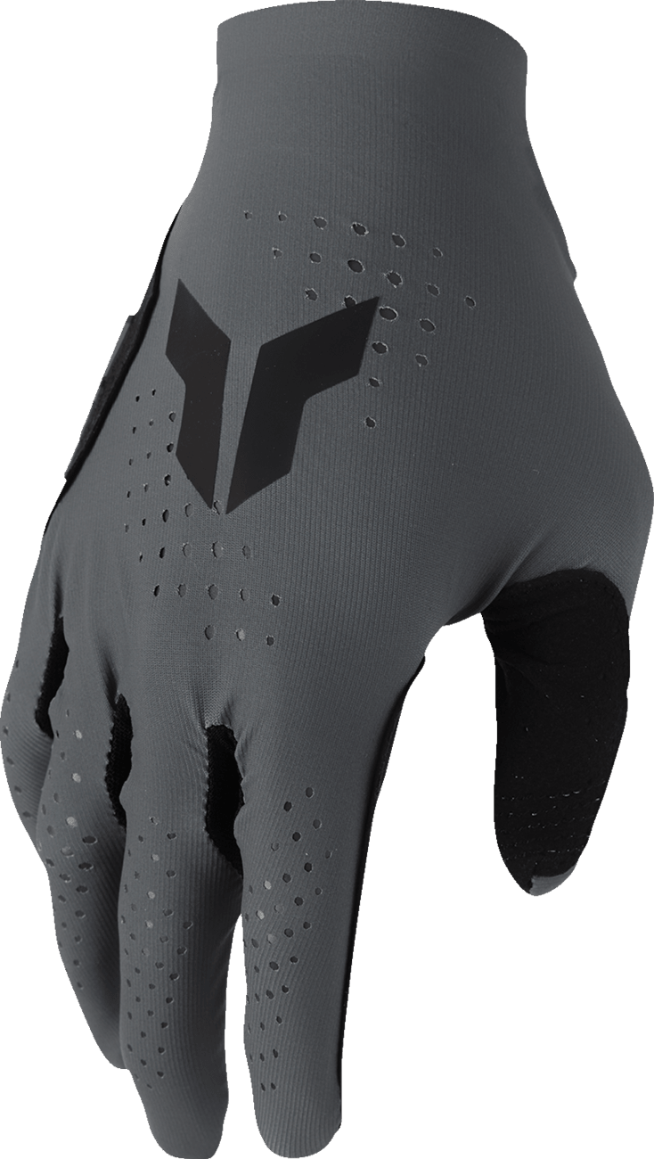 THOR Sportmode Vented Iconic Gloves – Charcoal, Medium (Part No. 3330-8297) - Kelly Motorsports