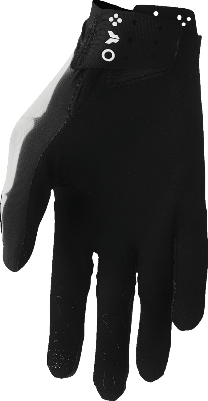 THOR Sportmode X-RAY Gloves - Black/White, Medium (Part 3330-8291) - Kelly Motorsports