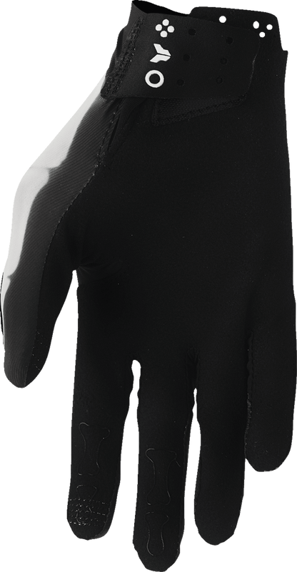 THOR Sportmode X-RAY Gloves - Black/White, Medium (Part 3330-8291) - Kelly Motorsports