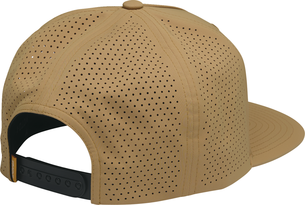 THOR Stamp Hat - Caramel 2501 - 4456 | Five Panel Snapback with 3D Icon Design - Kelly Motorsports