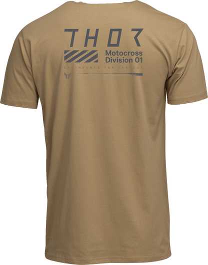 THOR Stamp T-Shirt in Caramel - Small by THOR (Part Number 3030-25152) - Kelly Motorsports