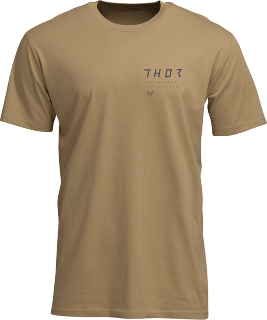 THOR Stamp T-Shirt in Caramel – XL by THOR, Part Number 3030-25155 - Kelly Motorsports