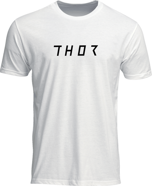 THOR Stamped T-Shirt - White, Small - Part Number 3030-24579 - Kelly Motorsports