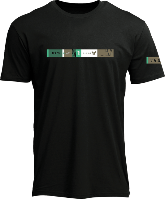 THOR Tangent T-Shirt in Black, Medium - 3030-25052 - Kelly Motorsports
